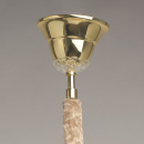 Lampa wisząca jak kryształowy kwiat, złote wykończenie MW-LIGHT Crystal 345011903