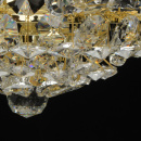 Lampa wisząca jak kryształowy kwiat, złote wykończenie MW-LIGHT Crystal 345011903