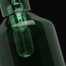Lampa wisząca klosz w kształcie zielonej butelki MW-LIGHT Megapolis 720010501