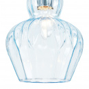 Lampa wisząca klosz z błękitnego szkła Eustoma Maytoni Modern MOD238-PL-01-BL