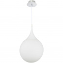 Lampa wisząca kropla, białe szkło Dewdrop Maytoni Modern P225-PL-300-N