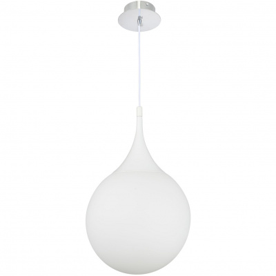 Lampa wisząca kropla, białe szkło Dewdrop Maytoni Modern P225-PL-300-N