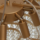 Lampa wisząca kryształki Swarovski Carmen CHIARO Crystal złoto-biała 394010808