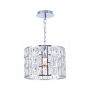 Lampa wisząca kryształowe płytki w chromowanej ramie Gelid Maytoni Modern MOD184-PL-01-CH