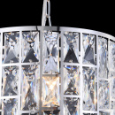 Lampa wisząca kryształowe płytki w chromowanej ramie Gelid Maytoni Modern MOD184-PL-01-CH