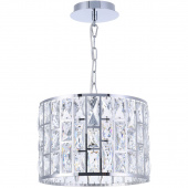 Lampa wisząca kryształowe płytki w chromowanej ramie Gelid Maytoni Modern MOD184-PL-01-CH