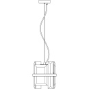 Lampa wisząca kryształowe sztabki Cerezo Maytoni MOD201PL-01N