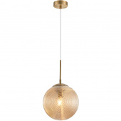 Lampa wisząca kula bursztynowa z ornamentem Lumina Maytoni P031PL-01BS