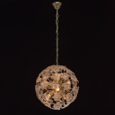 Lampa wisząca - kula ze szklanych kwiatów MW-Light Flora 298012308