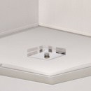 Lampa wisząca kwadratowa, biały klosz, satynowana podstawa MW-LIGHT Megapolis 101011706