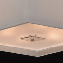 Lampa wisząca kwadratowa, biały klosz, satynowana podstawa MW-LIGHT Megapolis 101011706