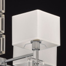 Lampa wisząca kwadratowe, białe klosze, chromowana podstawa MW-LIGHT Megapolis 101012405