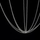 Lampa wisząca LED czarna, chromowane koraliki RegenBogen Industrial 412010601