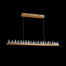 Lampa wisząca listwa LED z kryształowymi lodowcami Gletscher Maytoni Classic H186-PL-01-53W-BS