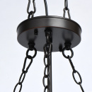 Lampa wisząca Loft na łańcuchach, 6 żarówek Jester RegenBogen 104013006