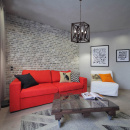 Lampa wisząca metalowa klatka na cztery żarówki Vitaluce VE4197-7/4