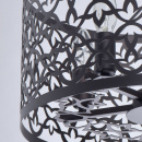 Lampa wisząca, metalowy, ażurowy ornament MW-LIGHT Country brązowa 249018005