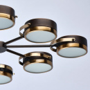 Lampa wisząca miedziano-brązowa Hamburg RegenBogen Loft 605012308