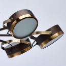 Lampa wisząca miedziano-brązowa Hamburg RegenBogen Loft 605012308