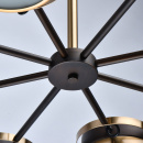 Lampa wisząca miedziano-brązowa Hamburg RegenBogen Loft 605012308