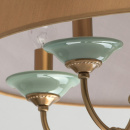 Lampa wisząca MW-LIGHT Classic z brązowy kloszem 713010205