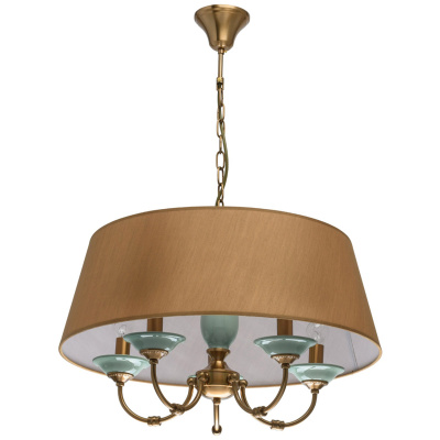 Lampa wisząca MW-LIGHT Classic z brązowy kloszem 713010205