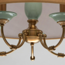 Lampa wisząca MW-LIGHT Classic z brązowy kloszem 713010205