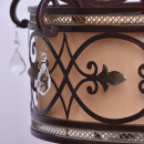 Lampa wisząca na 6 żarówek w rustykalnym stylu CHIARO Country 389010506