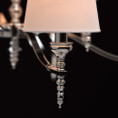 Lampa wisząca na łańcuchu 10-punktowa MW-LIGHT Elegance chrom i białe klosze 692011110