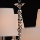 Lampa wisząca na łańcuchu 10-punktowa MW-LIGHT Elegance chrom i białe klosze 692011110