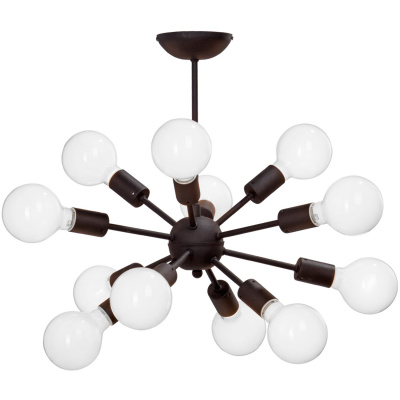 Lampa wisząca na żarówki w formie dużych kul Vitaluce VE3865/12PL