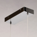 Lampa wisząca nad bar, chromowana, na 5 żarówek LED RegenBogen Techno 110010305