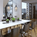 Lampa wisząca nad stół Blues Maytoni Modern MOD044-PL-01-N