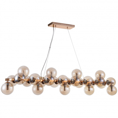 Lampa wisząca nad stół złote, szklane bańki Dallas Maytoni Modern MOD547PL-25G