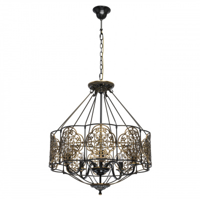 Lampa wisząca neoklasyczna Francesca CHIARO Country mosiężna 109010105