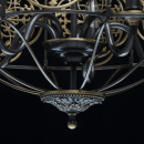 Lampa wisząca neoklasyczna Francesca CHIARO Country mosiężna 109010105