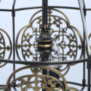 Lampa wisząca neoklasyczna Francesca CHIARO Country mosiężna 109010105