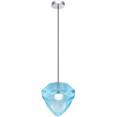 Lampa wisząca, niebieski klosz Globo Maytoni Modern P053PL-01BL