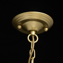 Lampa wisząca o złotym wykończenie z wiszącymi kryształkami MW-LIGHT Crystal 373014503