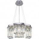 Lampa wisząca okrągła, kolumny szklane Colline Maytoni MOD083PL-04CH