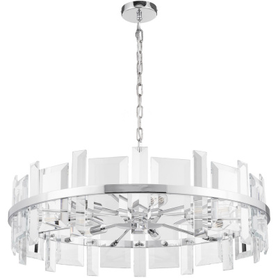 Lampa wisząca, okrągła, kryształowe sztabki Cerezo Maytoni MOD201PL-07N