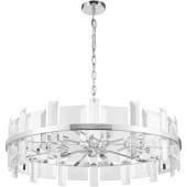 Lampa wisząca, okrągła, kryształowe sztabki Cerezo Maytoni MOD201PL-07N