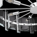 Lampa wisząca, okrągła, kryształowe sztabki Cerezo Maytoni MOD201PL-07N