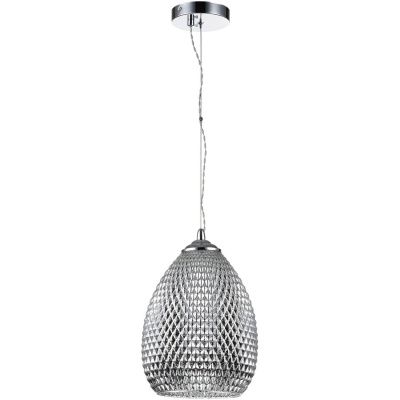 Lampa wisząca, pięknie teksturowany, szklany klosz Morenie Maytoni Modern P018-PL-01-N