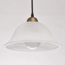 Lampa wisząca podwójna, miedź i alabastrowe szkło MW-LIGHT Classic 327010802