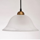 Lampa wisząca podwójna, miedź i alabastrowe szkło MW-LIGHT Classic 327010802