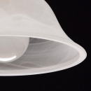 Lampa wisząca podwójna, miedź i alabastrowe szkło MW-LIGHT Classic 327010802