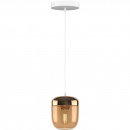 Lampa wisząca pojedyncza Acorn UMAGE bursztynowe szkło, mosiądz 02215