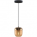 Lampa wisząca pojedyncza Acorn UMAGE bursztynowe szkło, mosiądz 02215