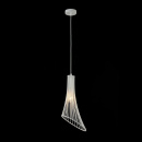 Lampa wisząca pojedyncza, druciana, biała Ginger and Fred Maytoni Loft T062-PL-23-W